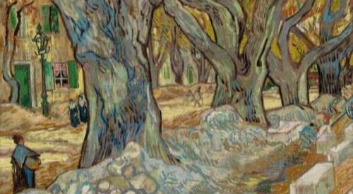 Large Plane Trees by Van Gogh